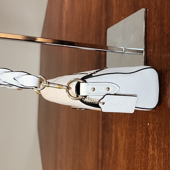 Coach Jade Shoulder Bag With Signature Canvas Detail #F90782 - Picture 11 of 15